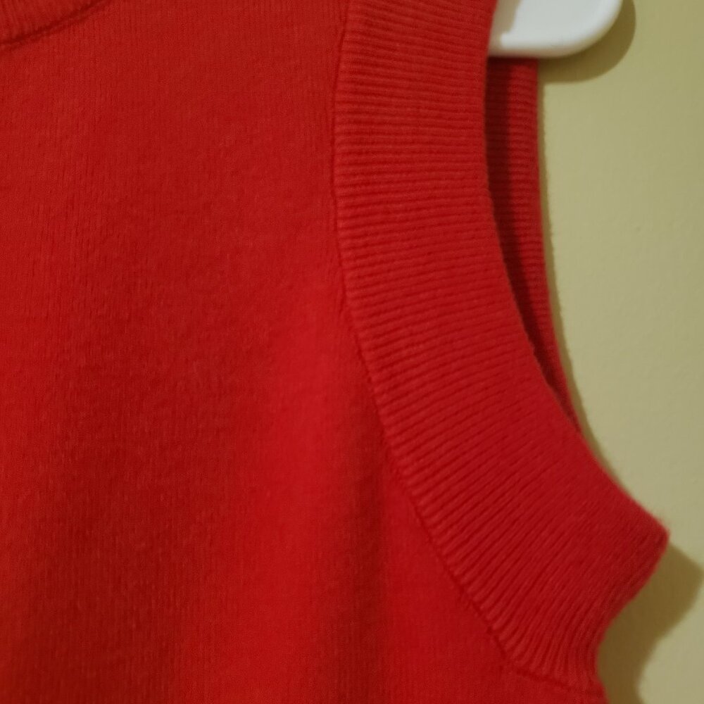 BDG Red Knit Vest - Picture 3 of 4
